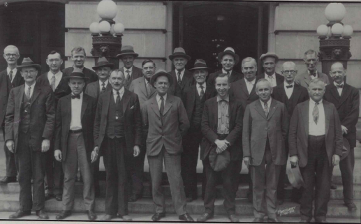 Capitol "Security People" from 1930 in front of the Capitol