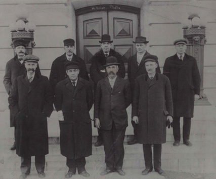 Capitol Police Officers from the early 1900s in front of the Capitol